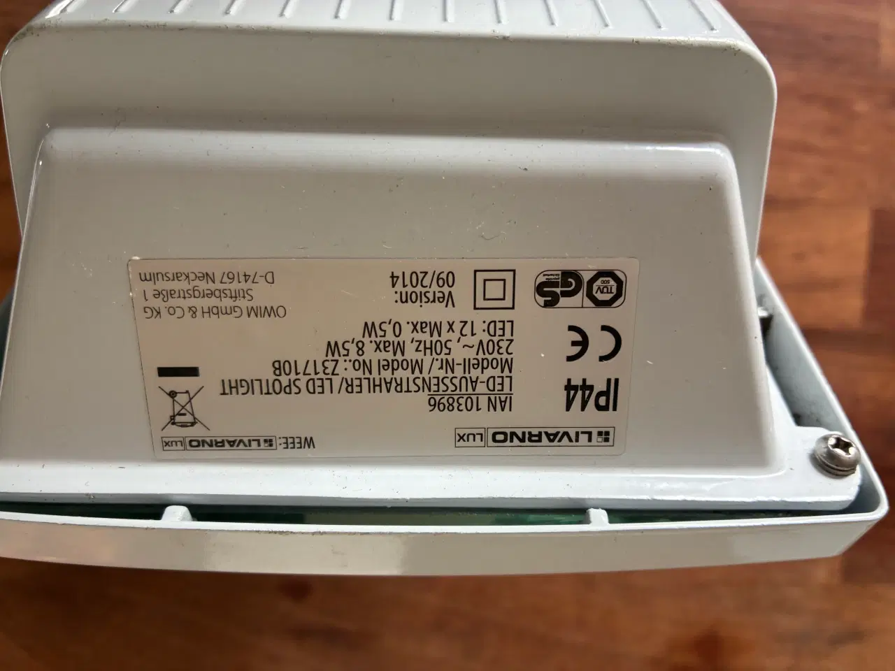 Billede 2 - LED spot 50w med sensor