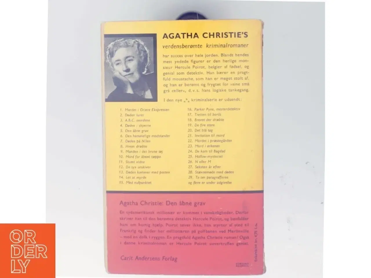 Billede 2 - Den åbne grav af Agatha Christie (Bog)