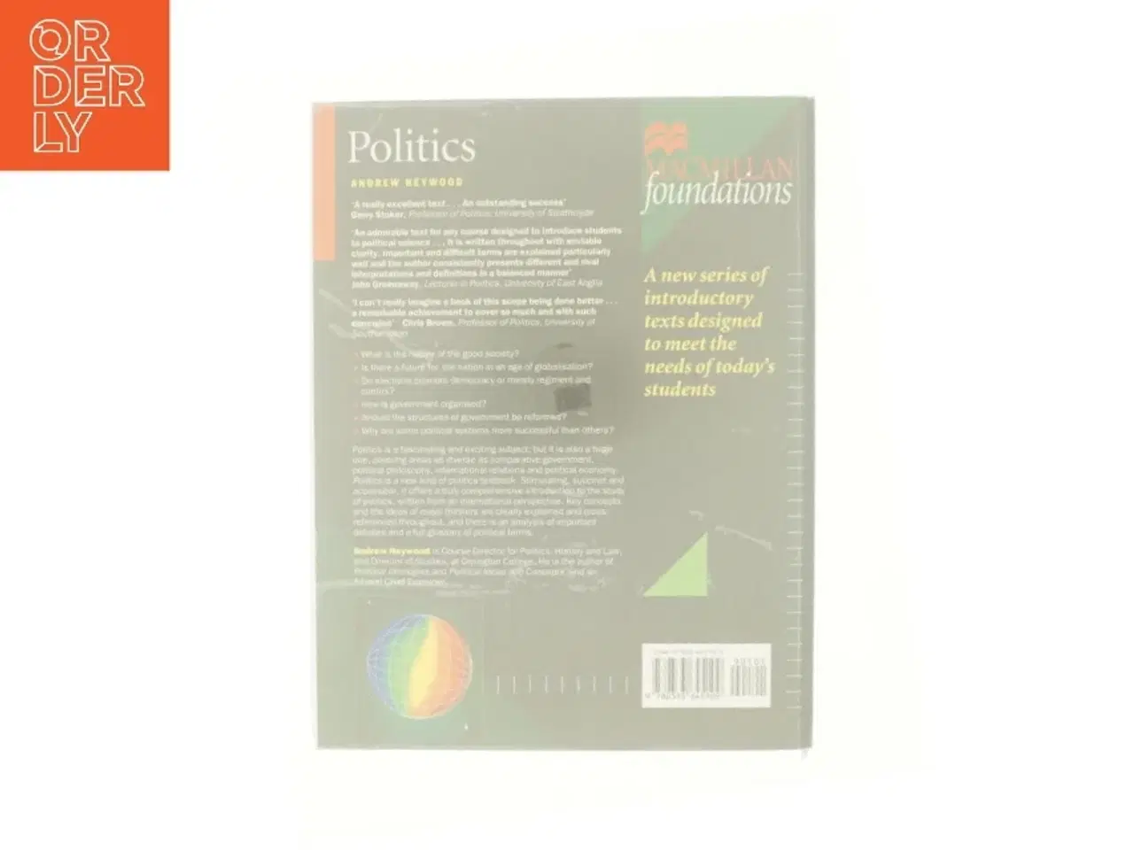 Billede 3 - Politics af Andrew Heywood (Bog)
