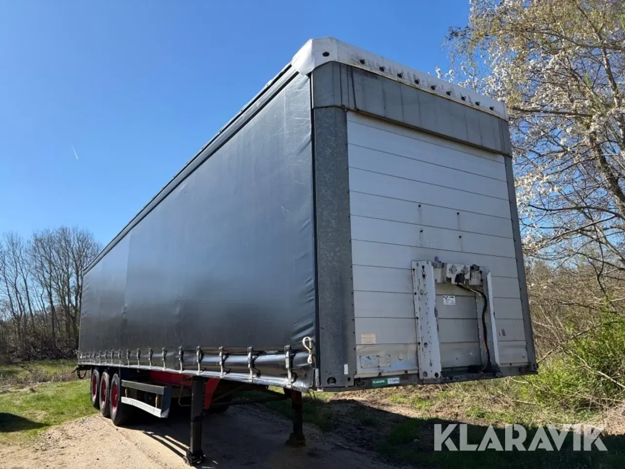Billede 7 - Gardin trailer med bagmonteret truck Schmitz