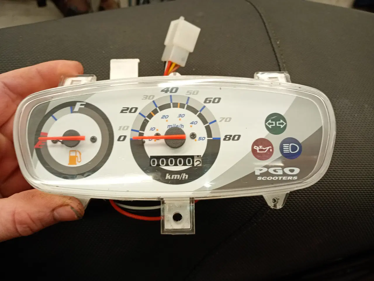 Billede 1 - Helt nyt originalt speedometer til pgo hot 50/big