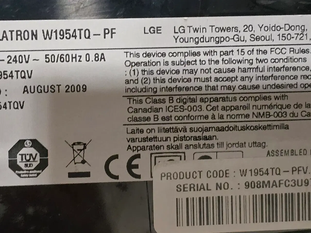 Billede 13 - Gaming set til komputel lg hd 19" gaming sæde, tas
