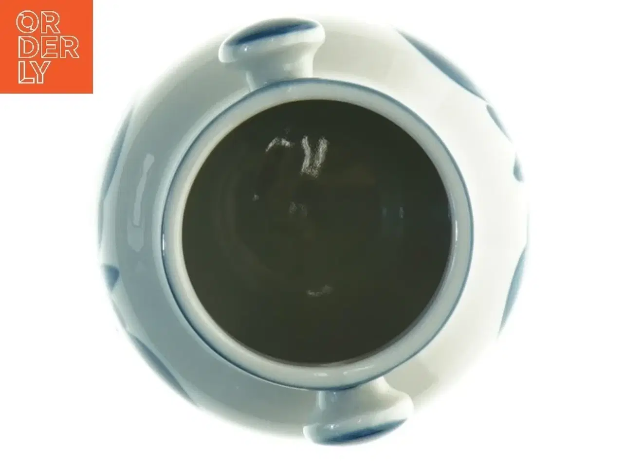 Billede 3 - Håndmalet vase fra Norden (str. 10 x 11 cm)