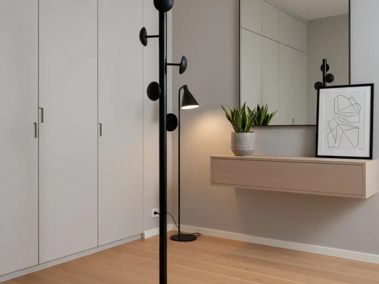 Billede 2 - Bent Hansen Hang Up Stumtjener – Sort H175 cm