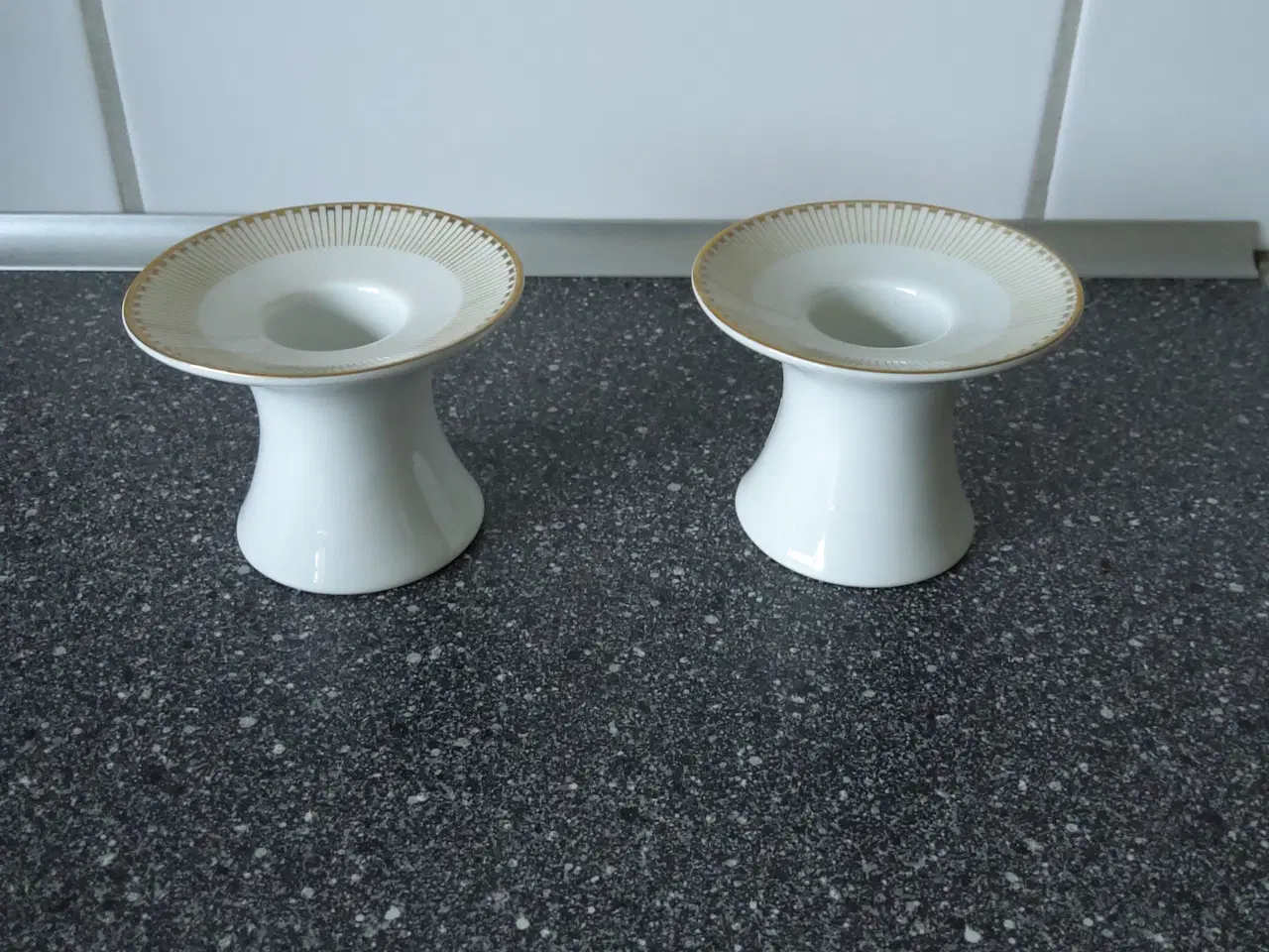 Billede 7 - Porcelæn lysestager 
