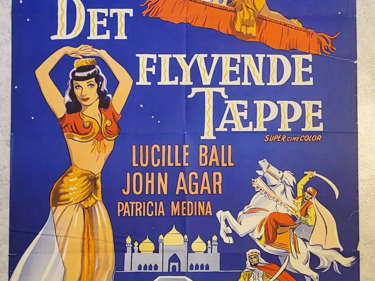 Billede 2 - Original filmplakat - Det flyvende tæppe 