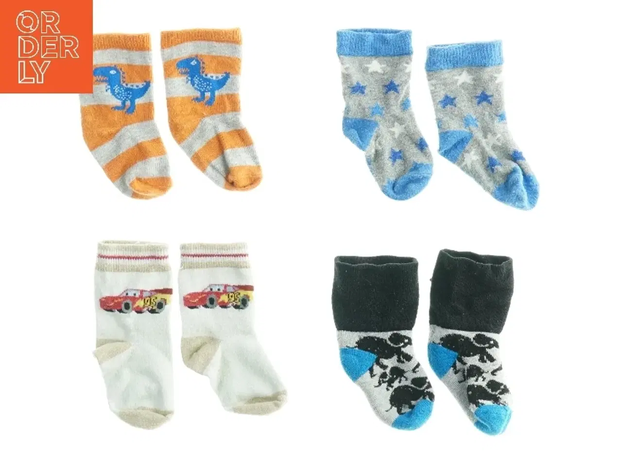Billede 1 - Blandet børnesokker (str. Fodlændende 9 cm)