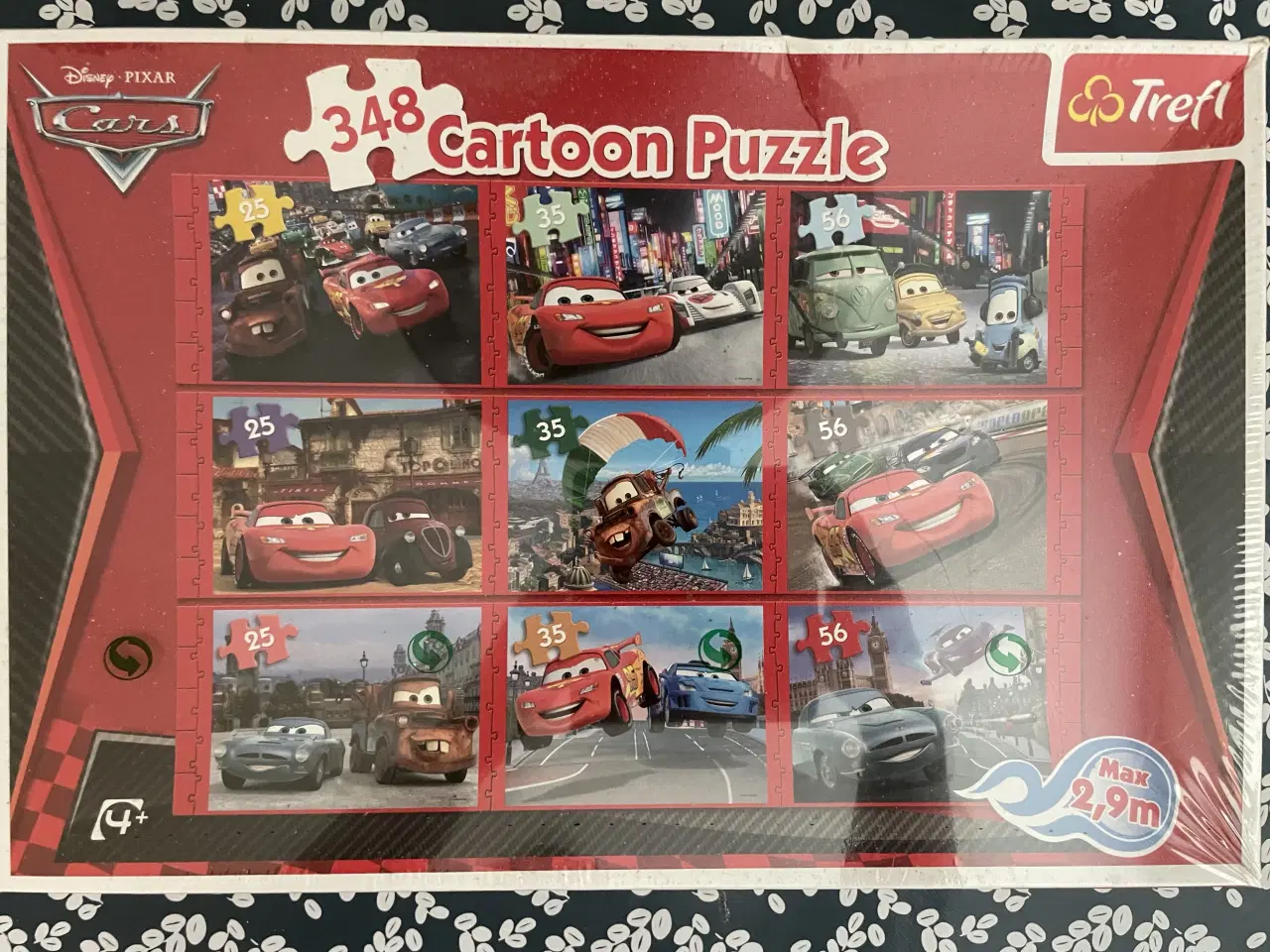 Billede 1 - Cars puslespil 9 motiver 