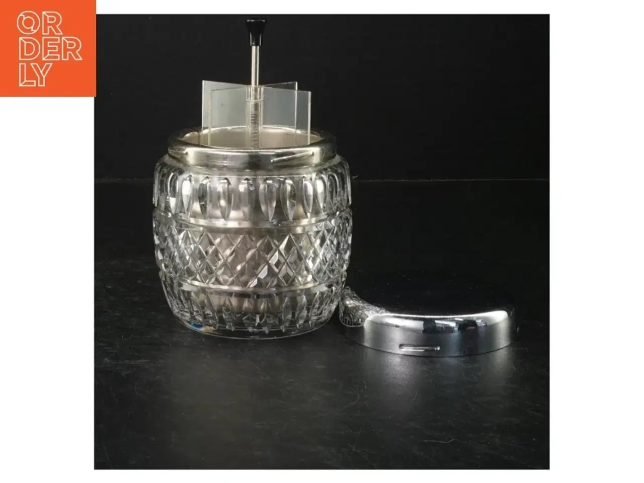 Billede 2 - Krystalglas (str. Ø. 10 cm. længde, 11,5 cm)
