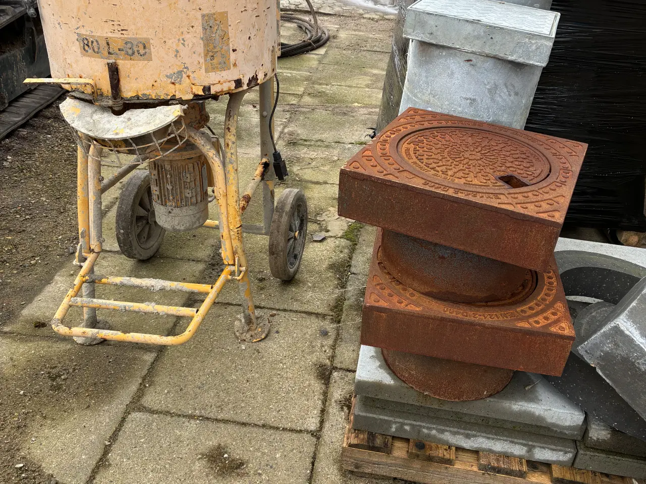 Billede 2 - Tvangsblander 80l