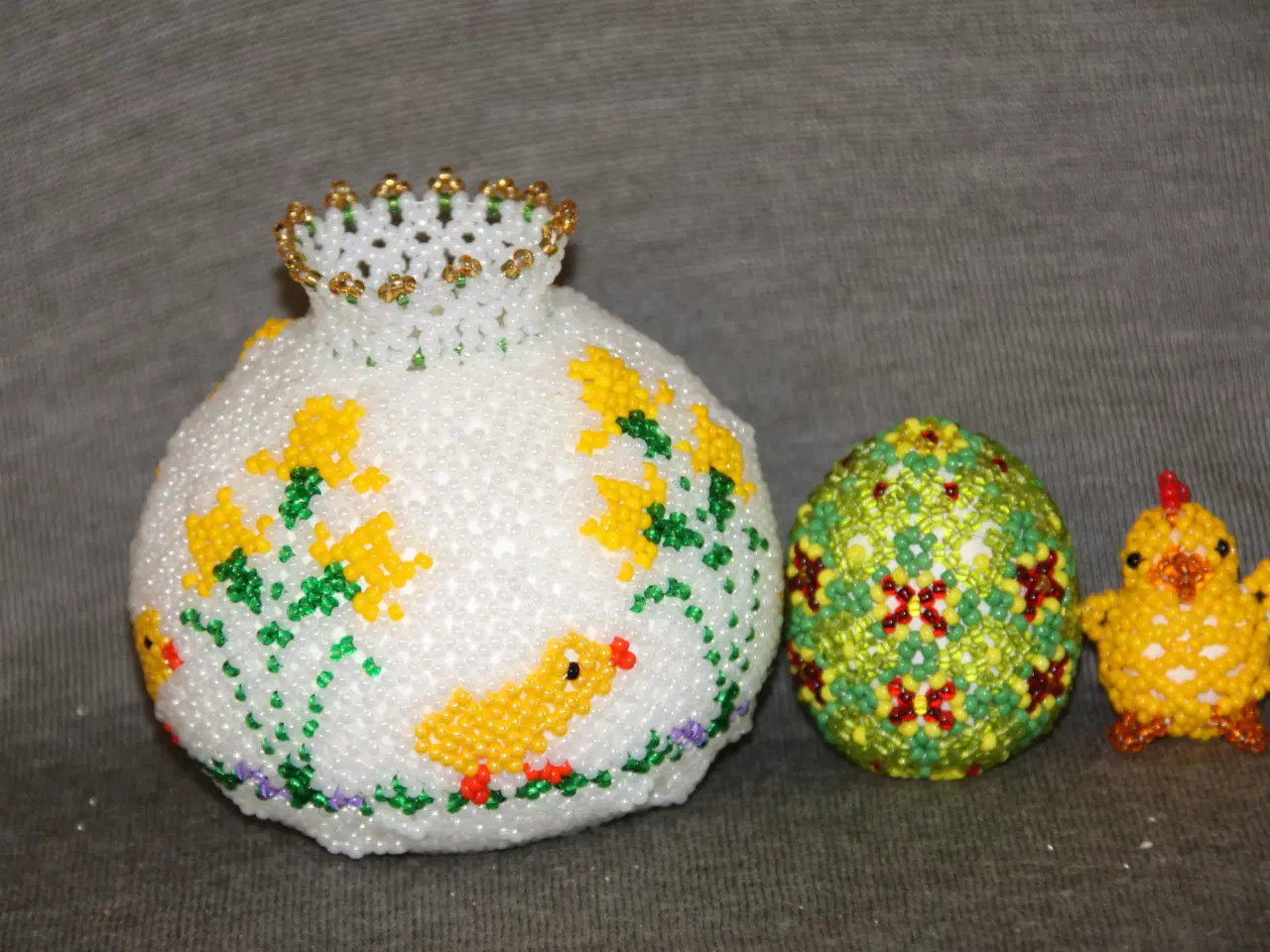 Billede 6 - Pynt til Påske Påskeæg 5 cm, Lysestager, 