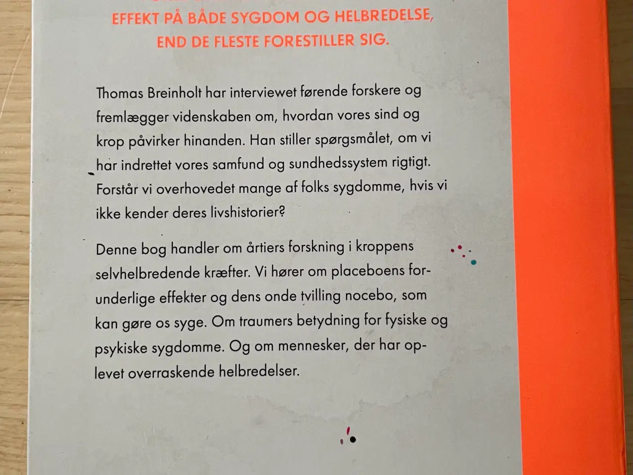Billede 2 - Kan man tænke sig rask? Bog af Thomas Breinholt