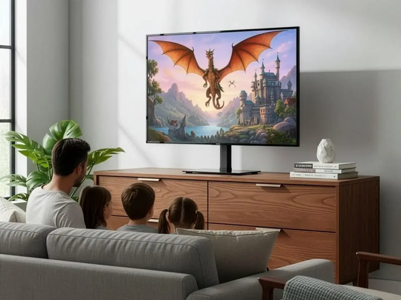 Billede 3 - TV bordstander Maclean MC-132 – drejbar 32–55", VESA 75x75–400x400, max 35 kg