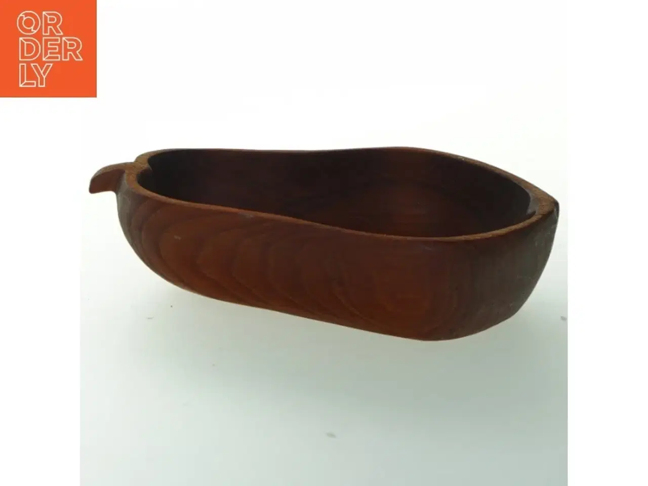 Billede 2 - Pæreformet Teak Træskål (str. 19 cm)