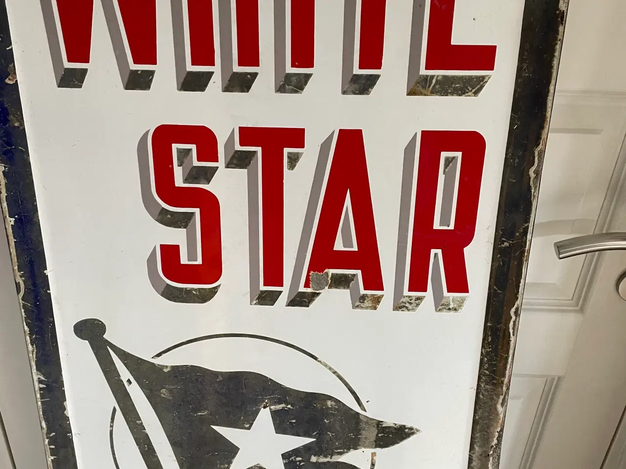 Billede 2 - Gl. emaljeskilt "White Star"