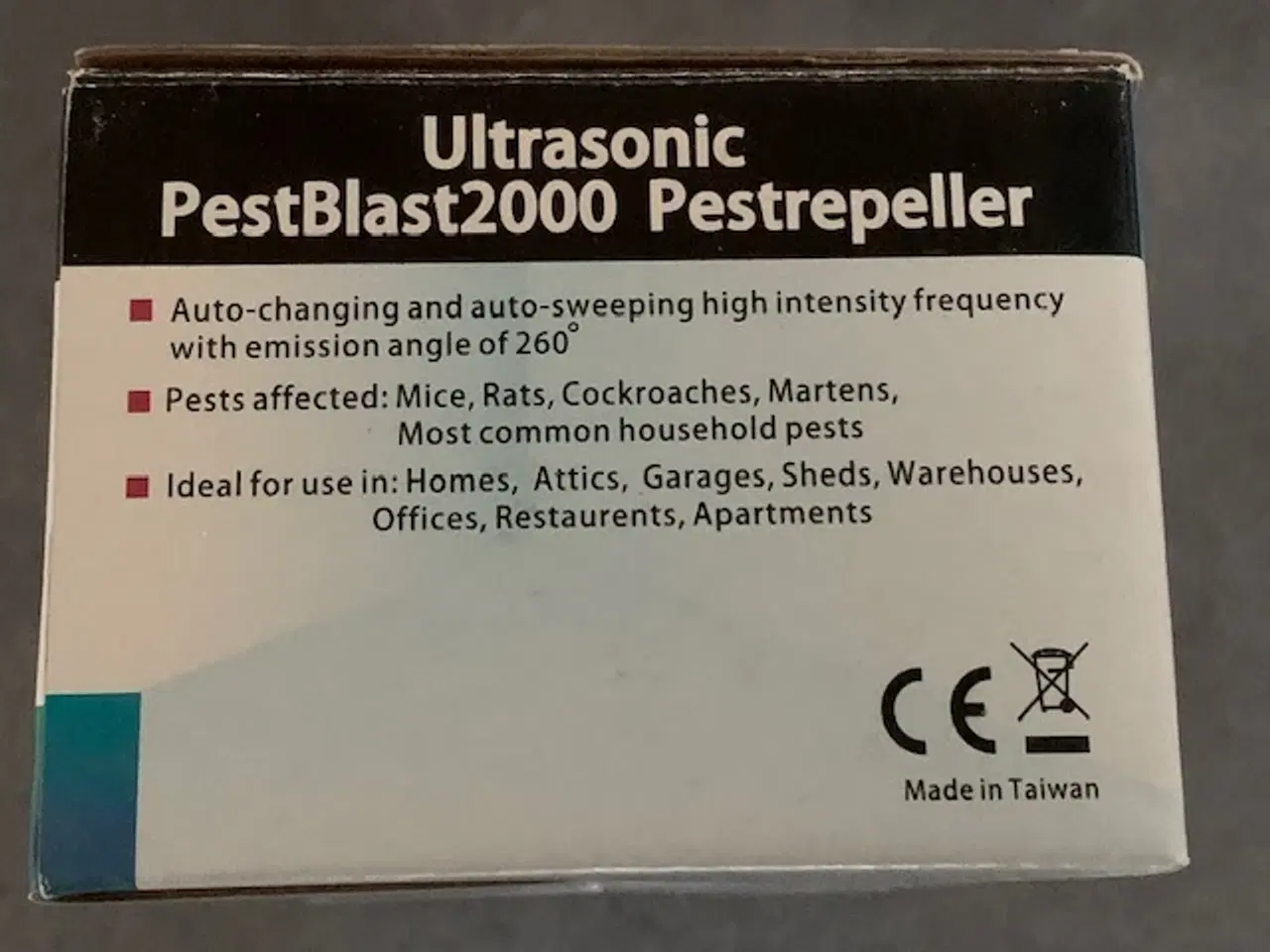 Billede 2 - Skadedyrsforskrækker PestBlast2000 Pestrepeller 