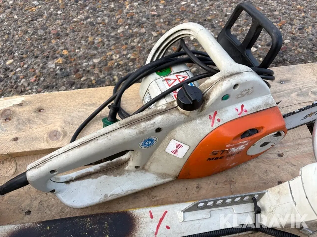 Billede 5 - Buskrydder 2 styk, kædesav og vertikalskærer Stihl, Honda, John Deere