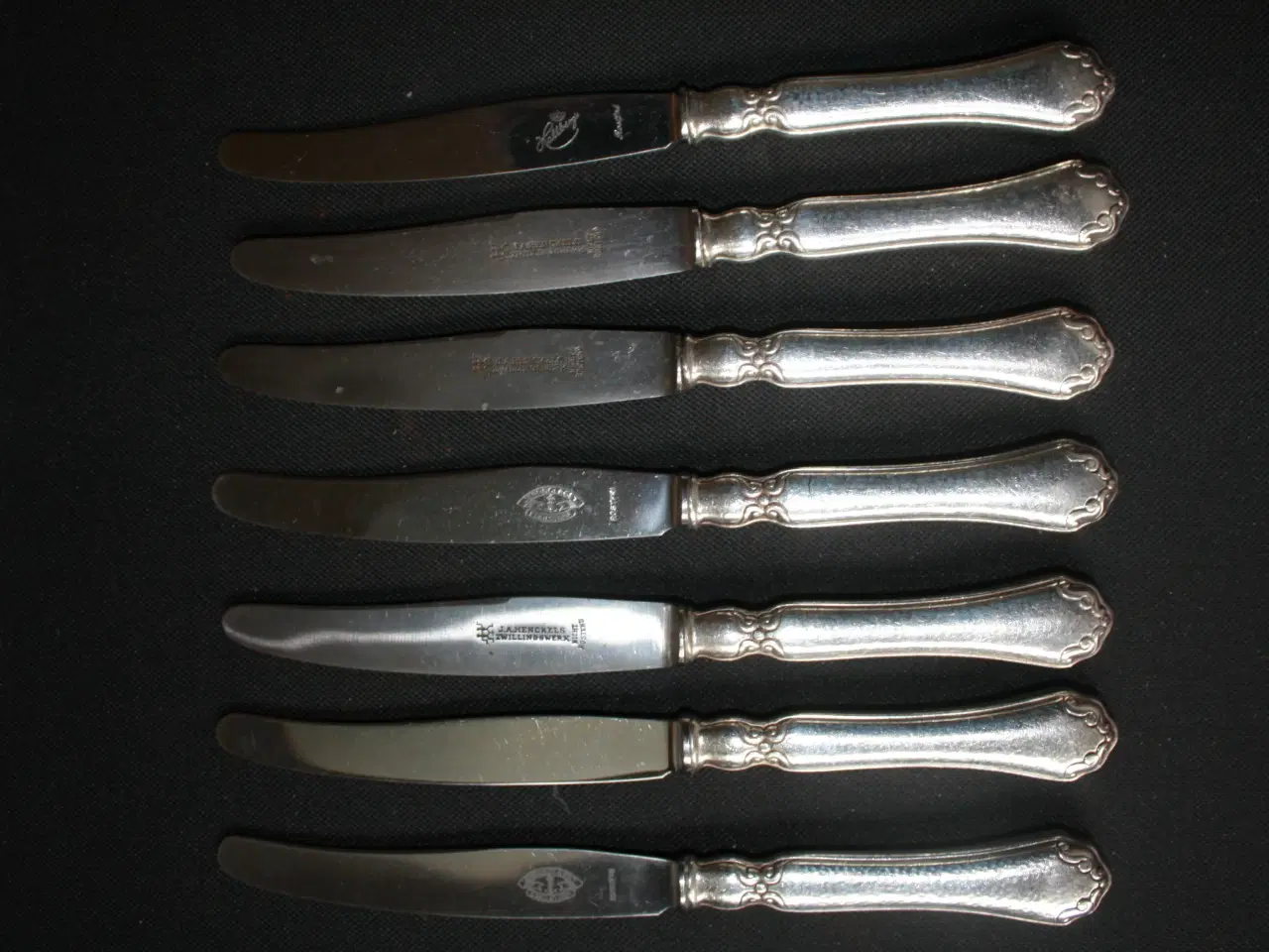 Billede 2 - 6 knive, sølvplet