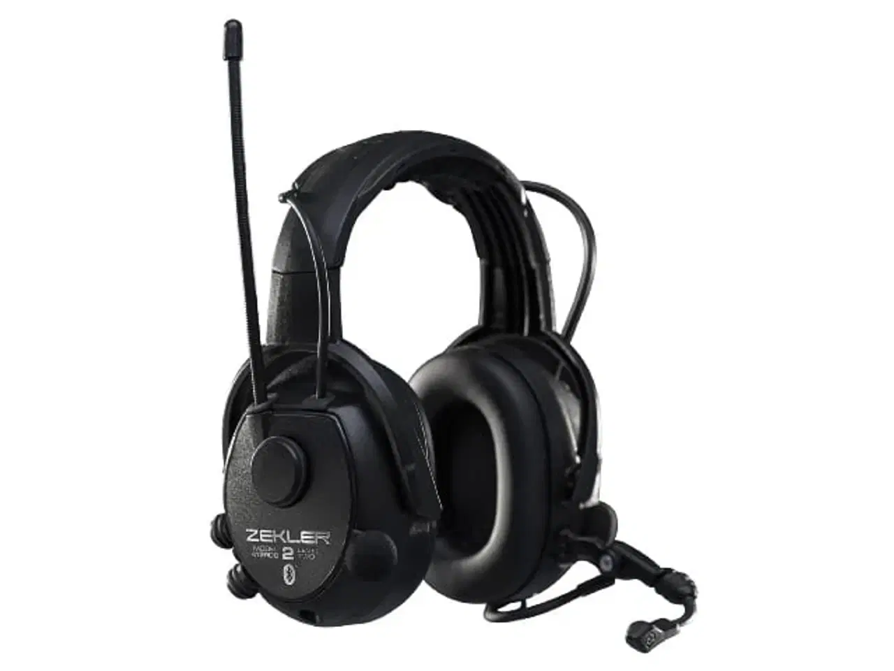 Billede 1 - Zekler 412rdb høreværn med bluetooth, batteri + oplader inkl.