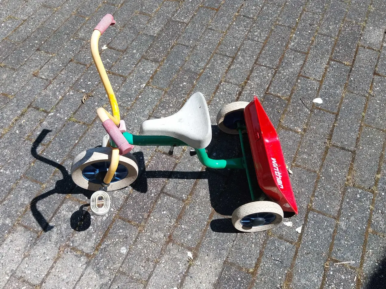 Billede 5 - Winter trehjulet børnecykel med lad – robust model