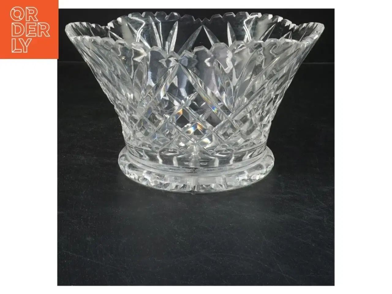 Billede 1 - Krystalskål (str. 12x22 cm)