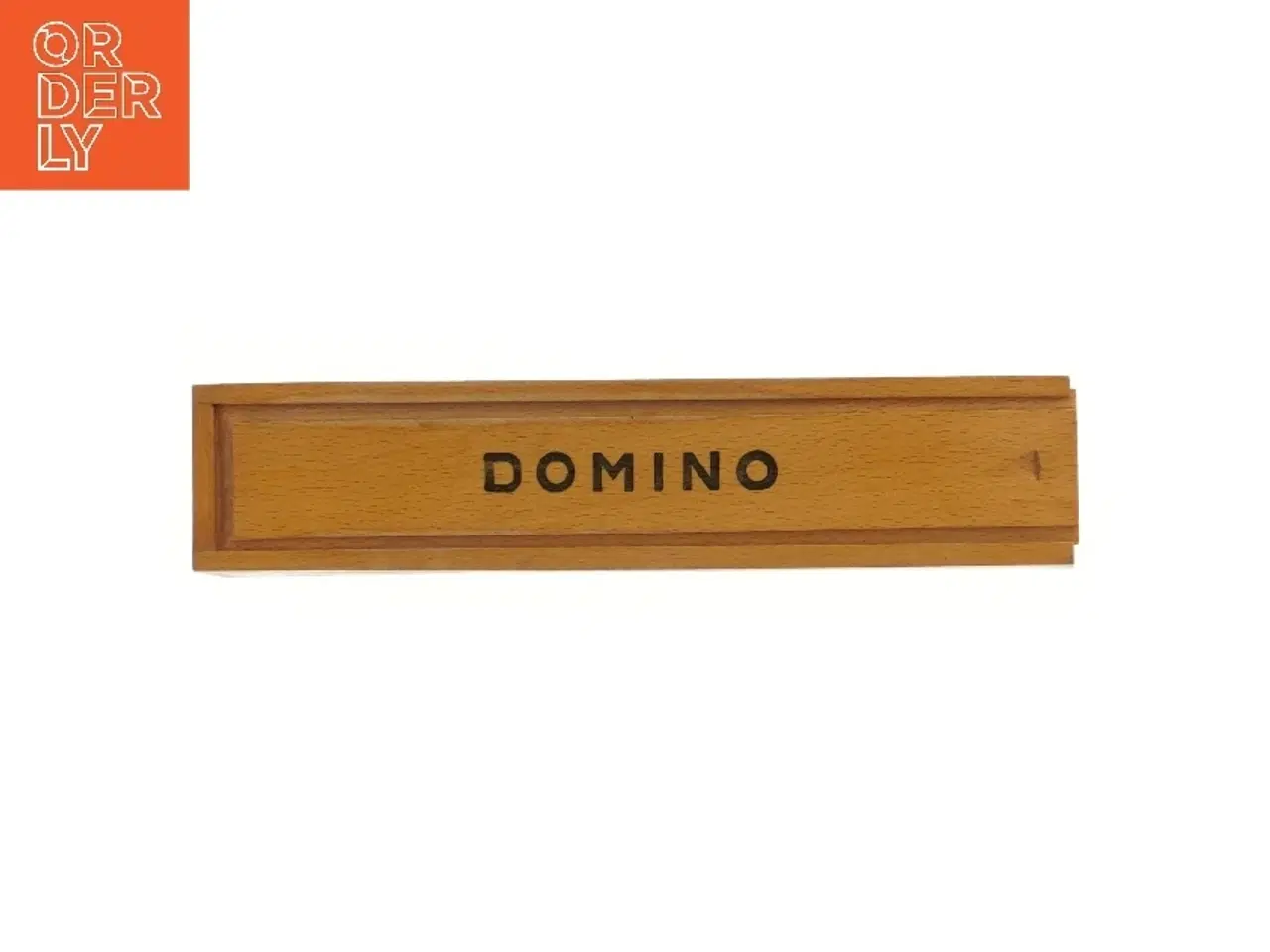 Billede 1 - Domino sæt med trækasse (str. 27x6 cm)