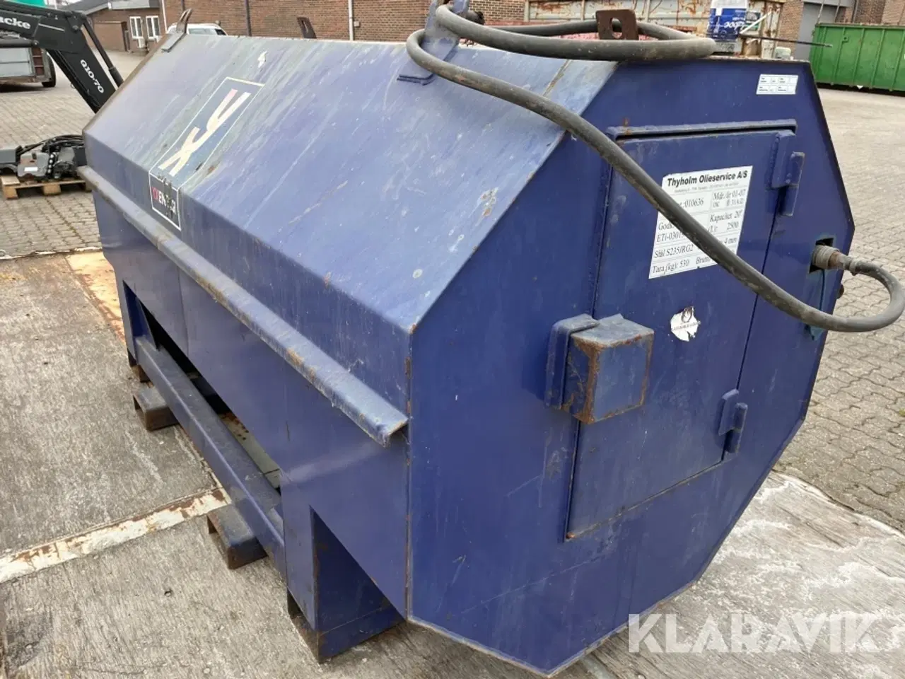 Billede 2 - Olietank med pumpe 2500L