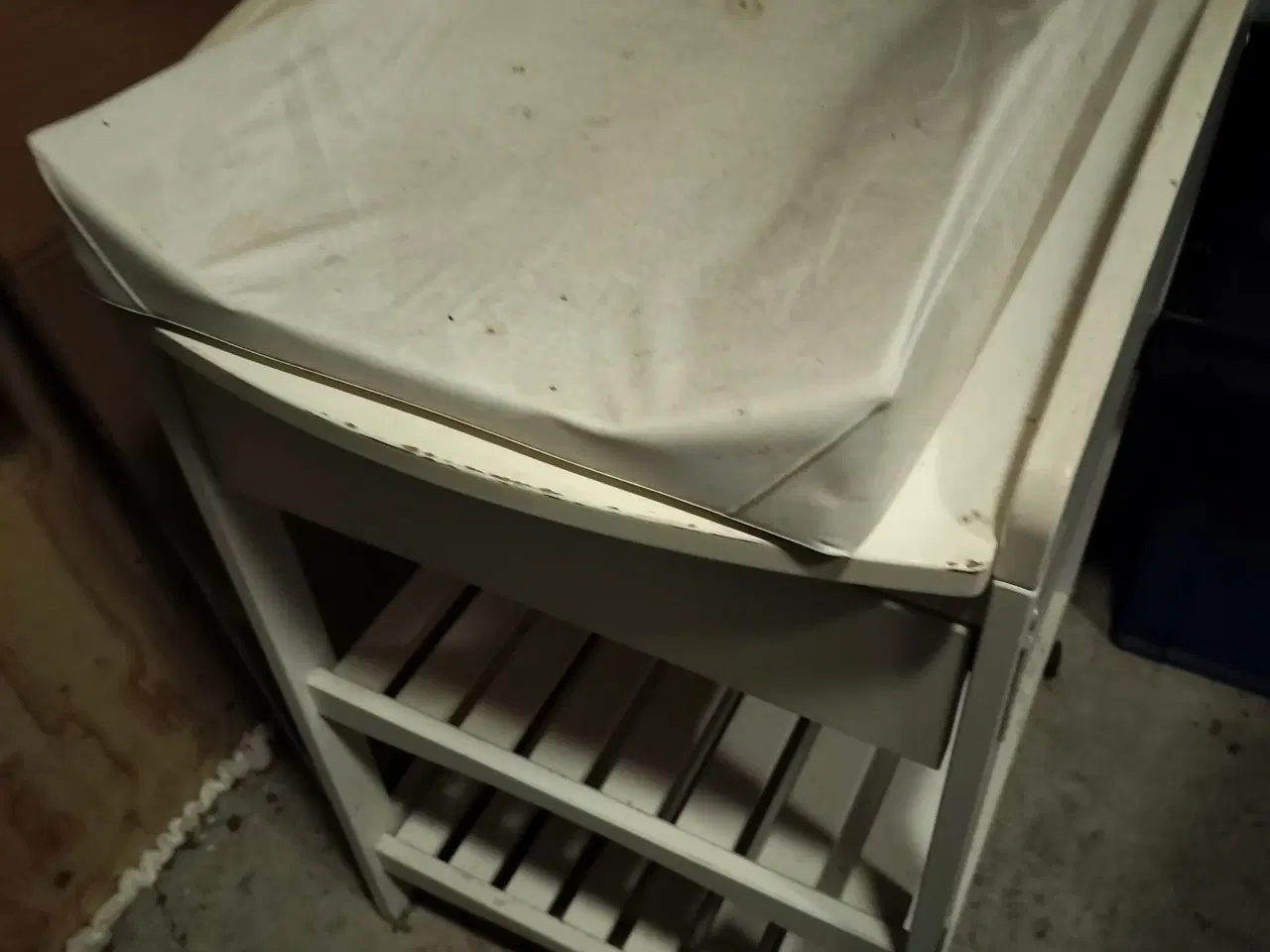 Billede 3 - Pulsebord i hvidlakeret træ