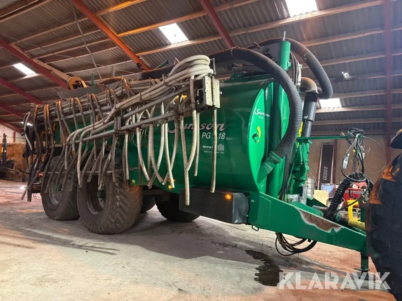 Billede 2 - Gyllevogn med spreder Samson PG 18