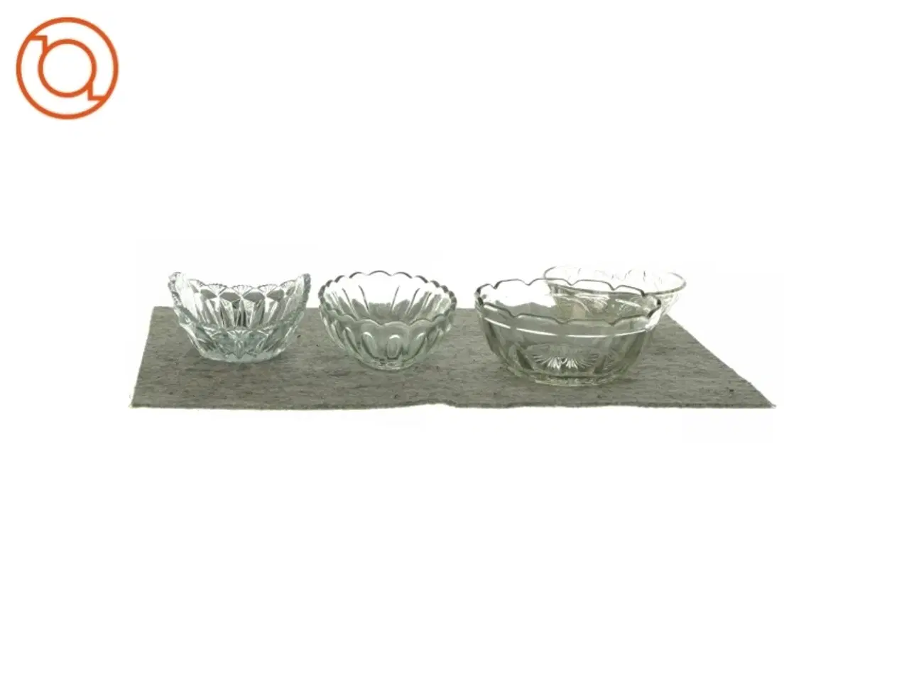 Billede 2 - Skåle i glas og krystal (4 styks) (str. Ø 13 CM)