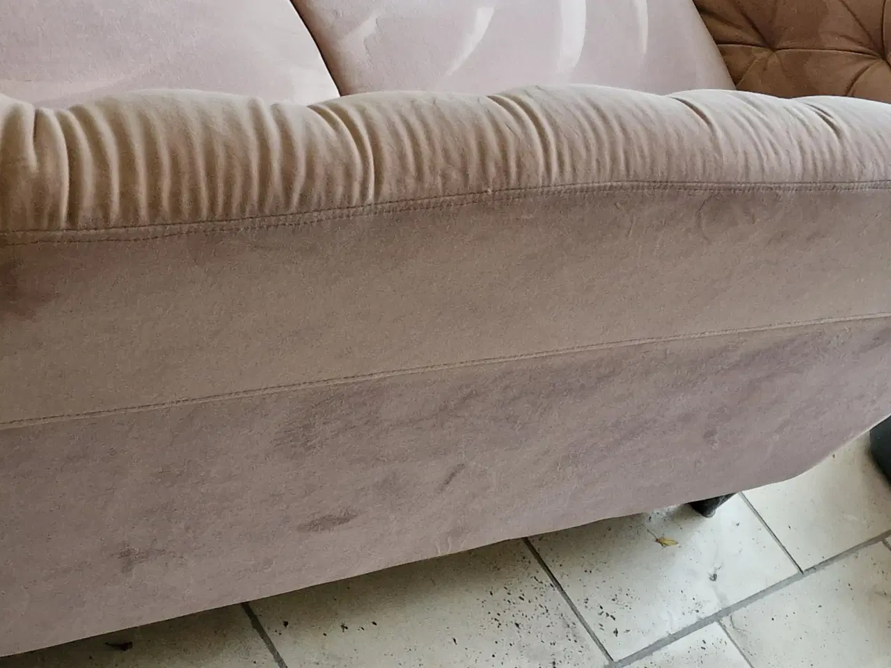 Billede 5 - Ria 3 pers. sofa i Dusty Rose velour