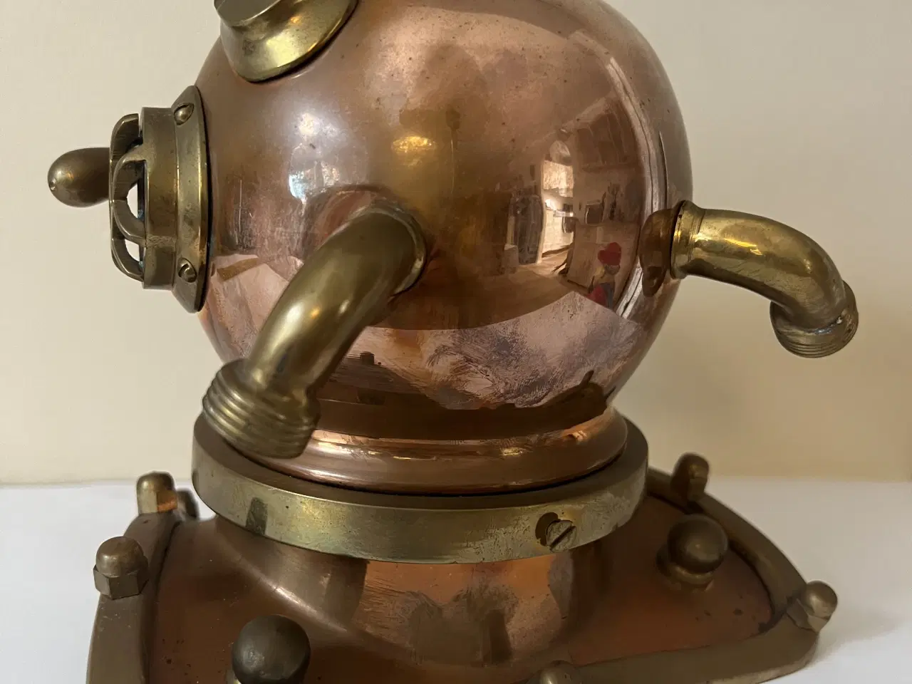 Billede 4 - Smuk gammel dekorativ udstillings dykkerhjelm