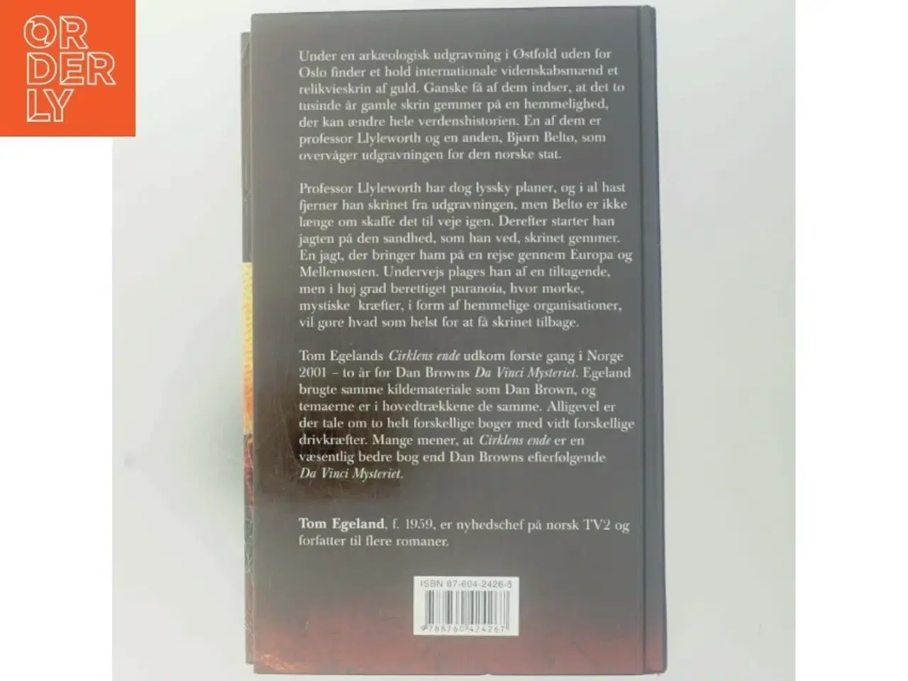 Billede 3 - Cirklens ende af Tom Egeland (Bog)