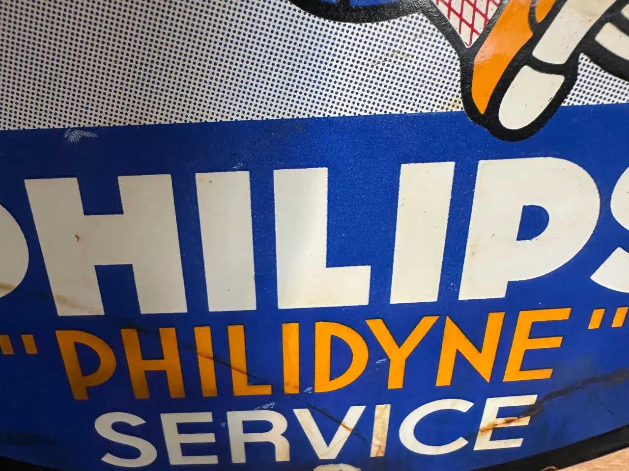 Billede 4 - Emaljeskilt Philips philidyne service