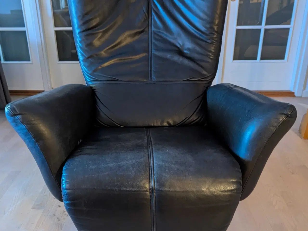 Billede 1 - Hjort Knudsen læder lænestol 