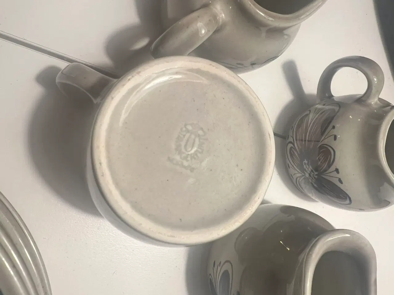 Billede 6 - Stavangerflint Blå Blomst Tallerken Sæt Keramik