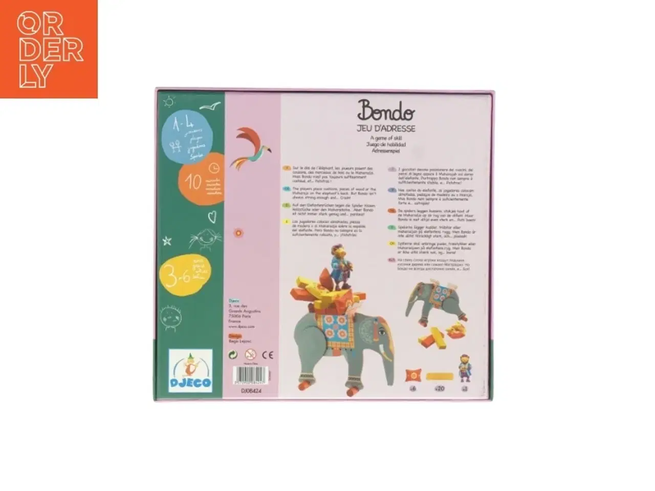 Billede 3 - Djeco Bondo Balance Spil fra Djeco (str. 30 x 27 x 5 cm)