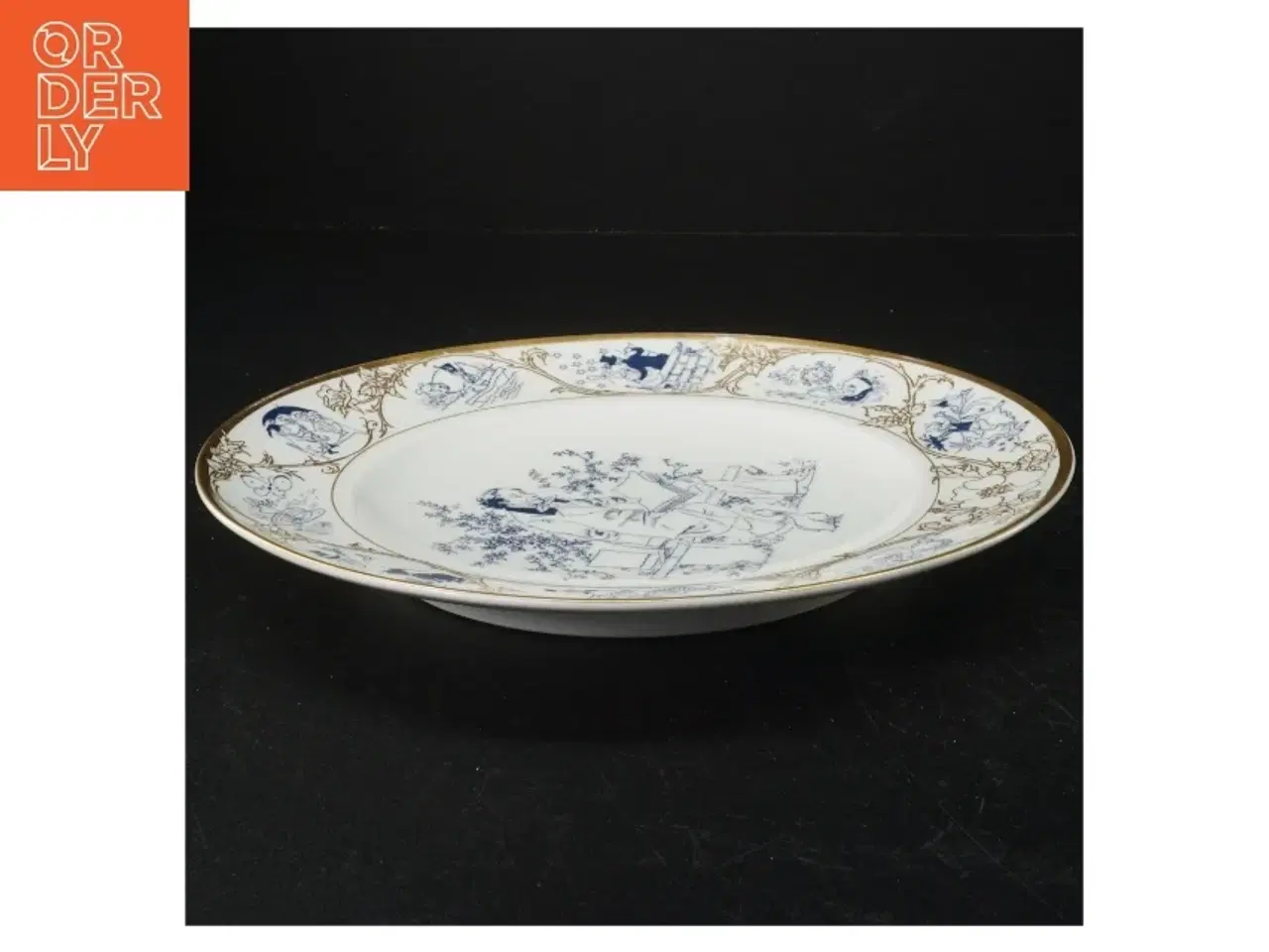 Billede 2 - Dekorativ samletallerken fra Copenhagen Porcelon (str. Ø, 24 cm)