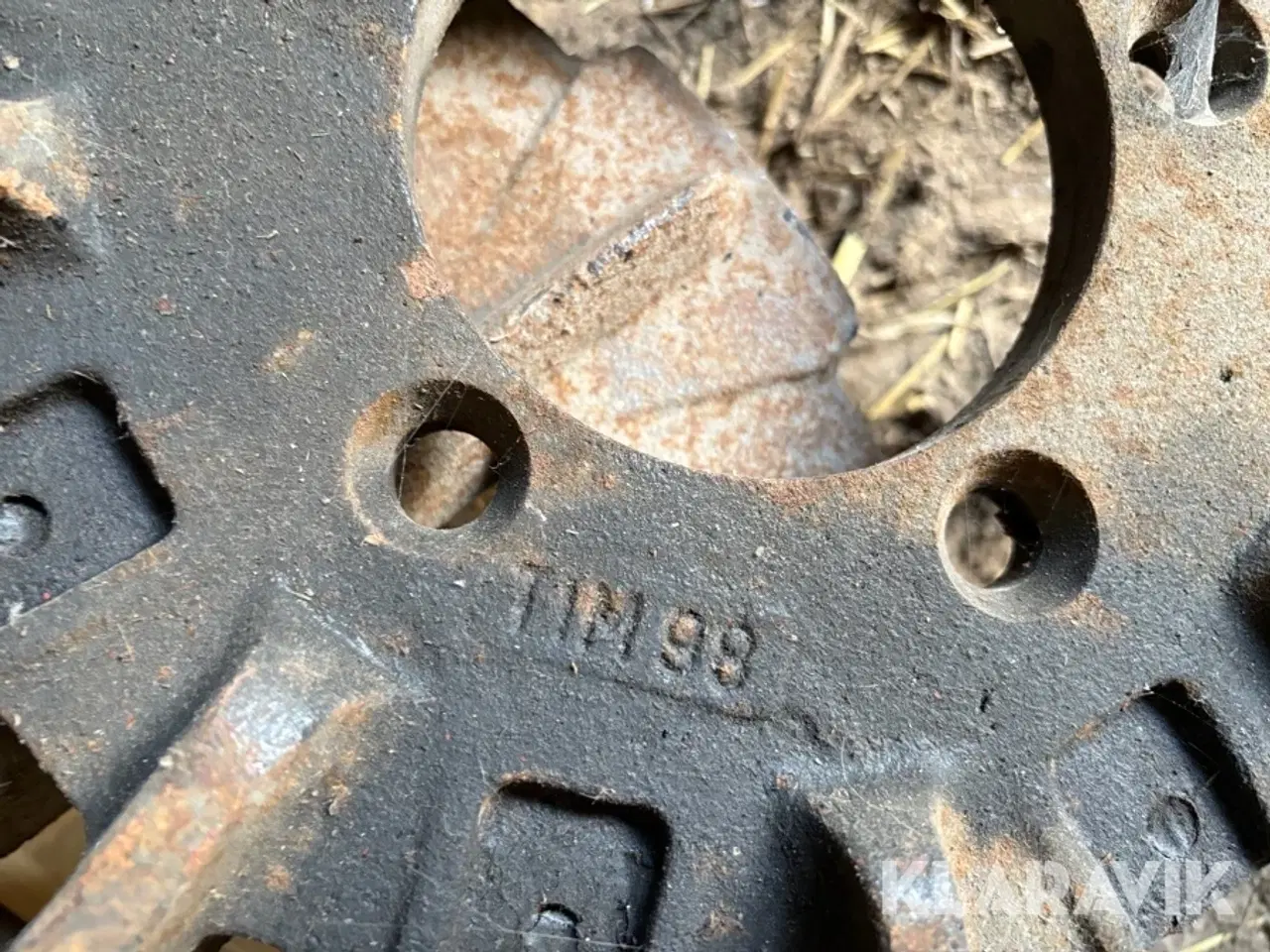 Billede 5 - Oppelhjul med klør 710mm fabrik 2 styk.