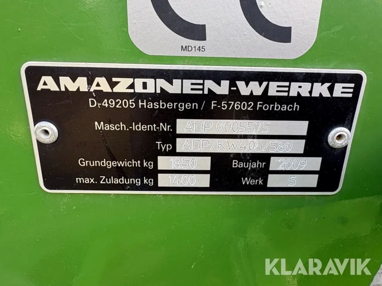 Billede 10 - Såmaskine Amazone P2000 - ADP/KW403/580