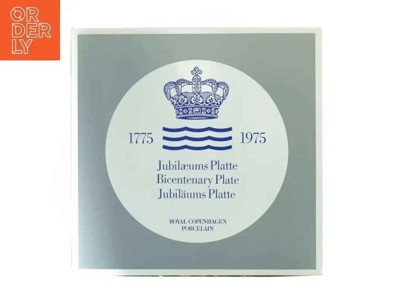 Billede 3 - Royal Copenhagen Jubilæumsplatte fra Royal Copenhagen (str. Diameter 18 cm)