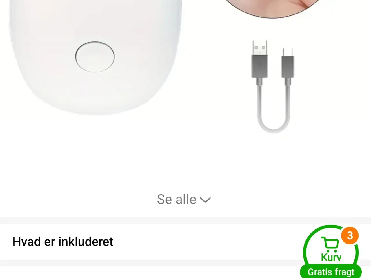 Billede 2 - MIGUAN USB-drevet elektrisk neglepoleringsmaskine 