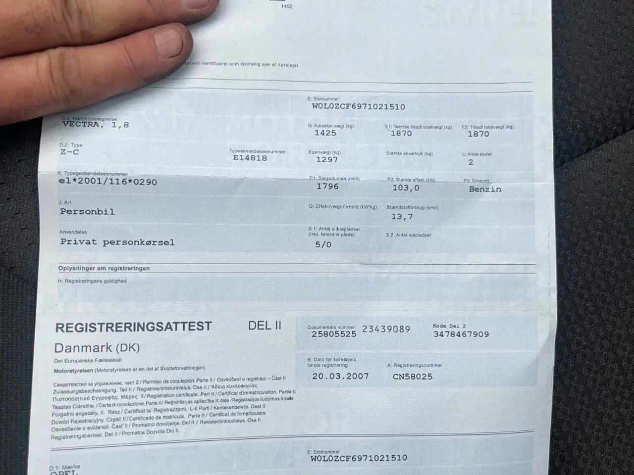 Billede 3 - Opel Vectra 1,8 16V 140 Elegance