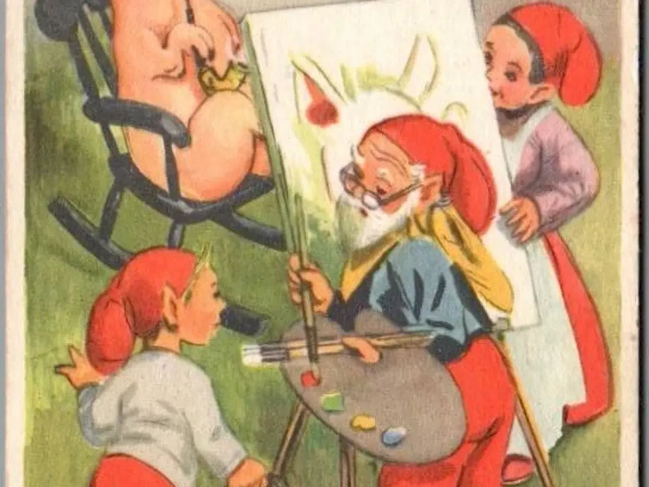 Billede 1 - Illa - Glædelig Jul - Eneret Serie 261 - Postkort -  Brugt