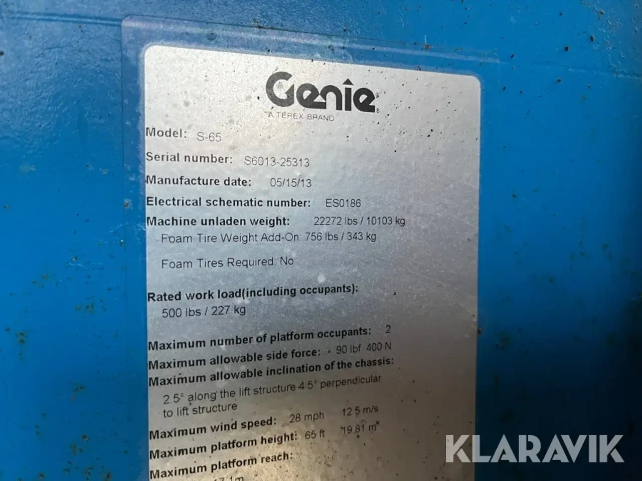 Billede 7 - Bomlift Genie S-65