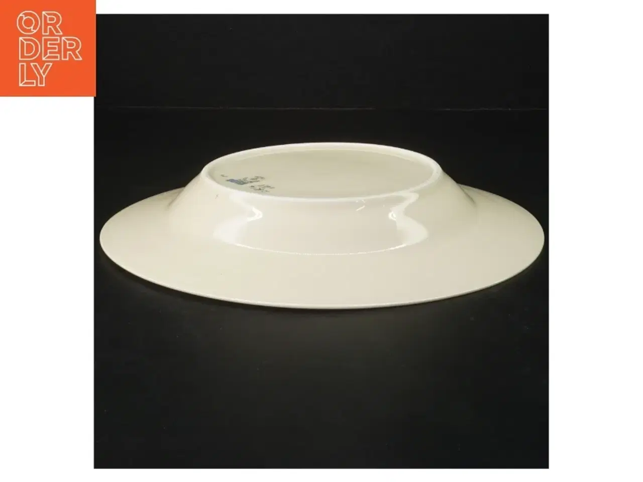 Billede 4 - Grøn Melodi Tallerkener med blomstermotiv fra Royal Copenhagen (str. Ø. 24,5 cm)