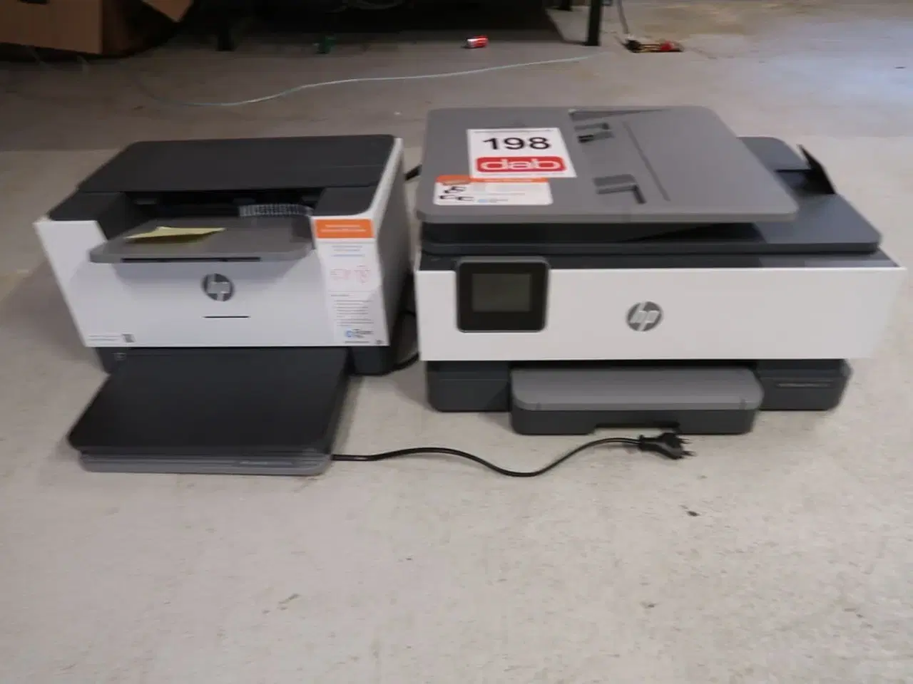 Billede 1 - 2 stk. Printere - 1 stk. HP OfficeJet Pro 8022e