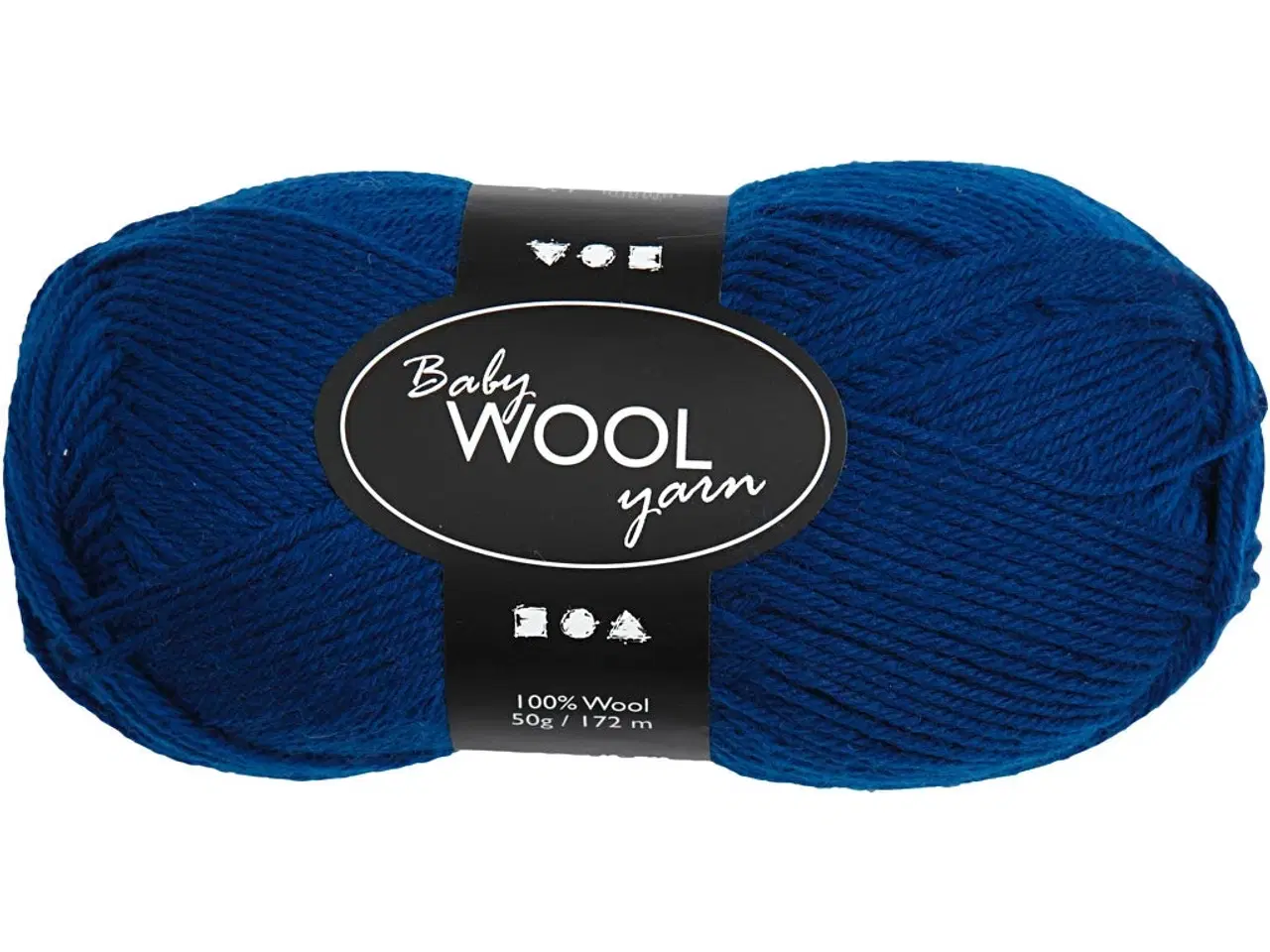 Billede 1 - Babygarn, L: 172 M, mørk blå, 50g/ 1 ngl.