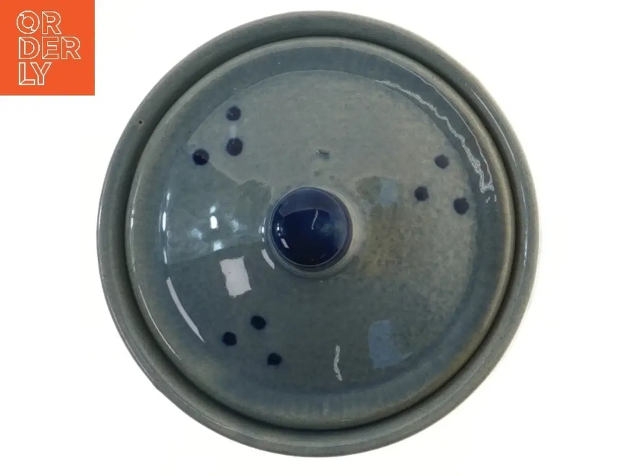 Billede 2 - Keramikskål med låg (str. Ø 15 cm)