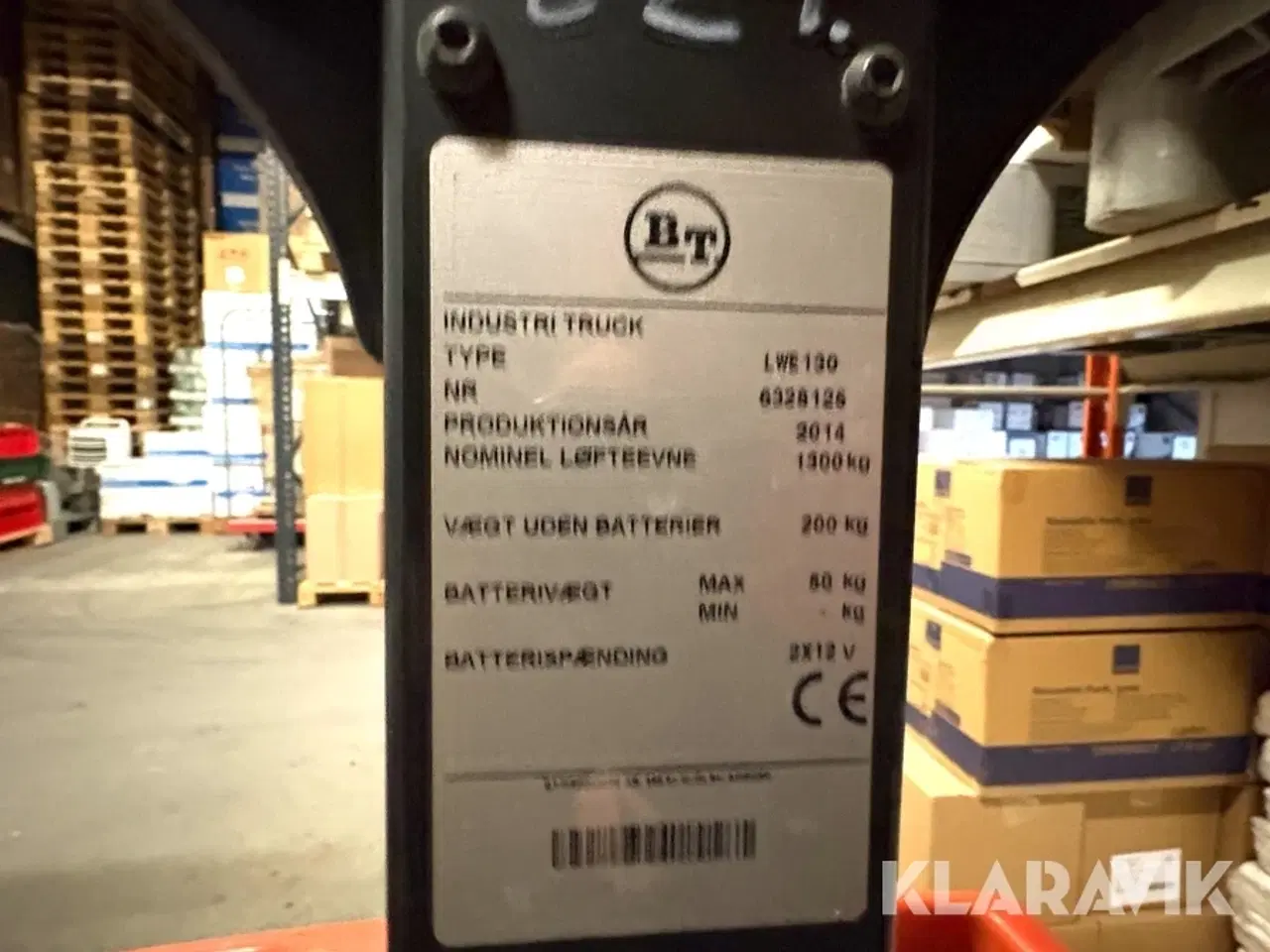 Billede 7 - El-palleløfter BT LWE 130